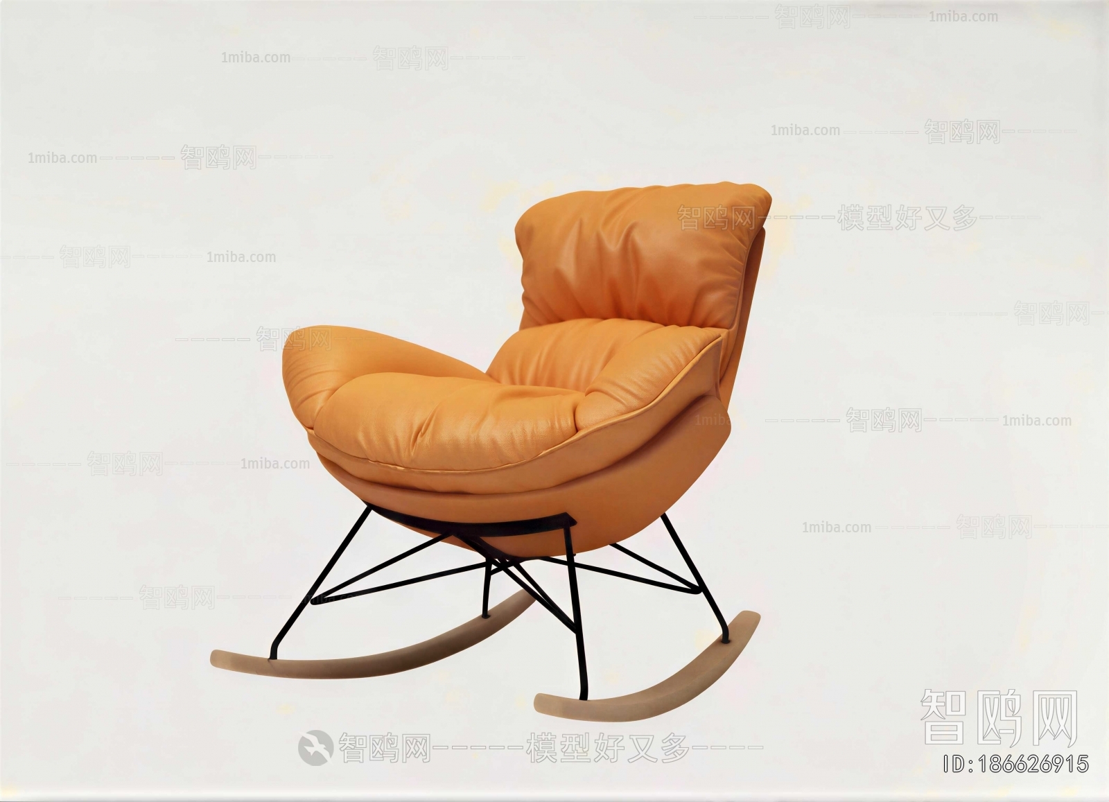 Nordic Style Rocking Chair