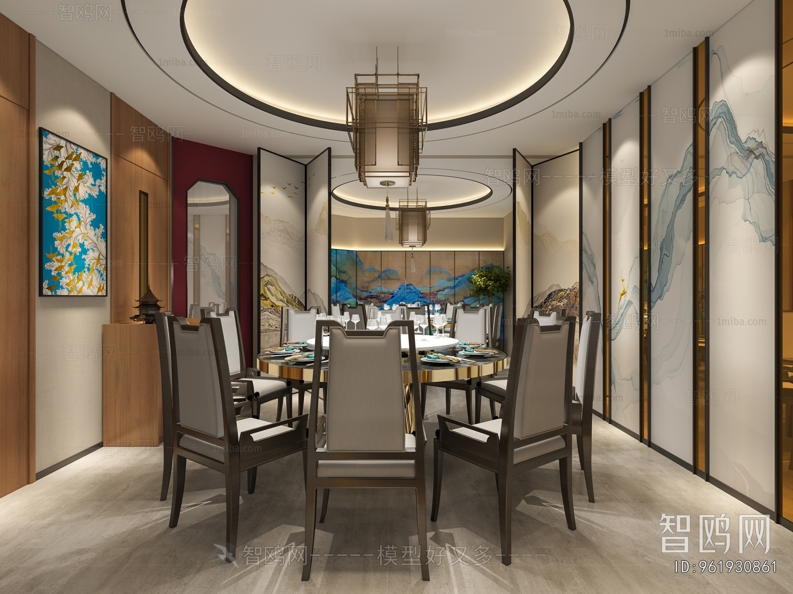 New Chinese Style Restaurant Box