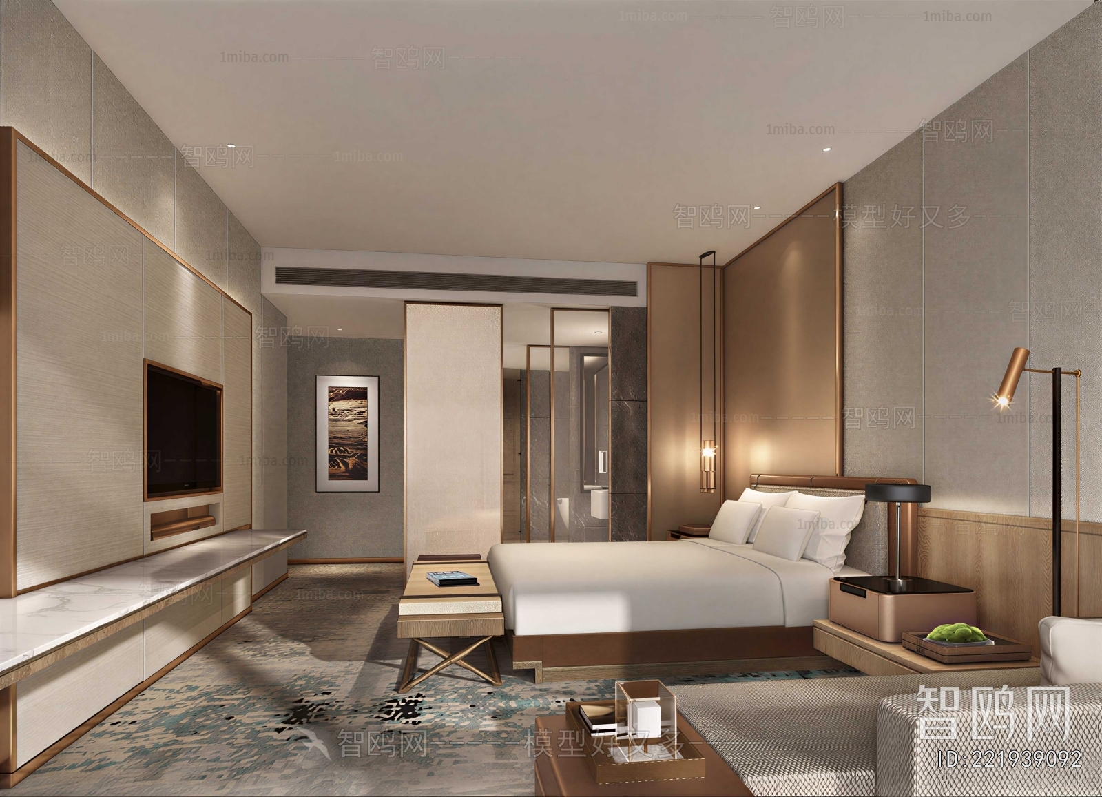Modern Guest Room