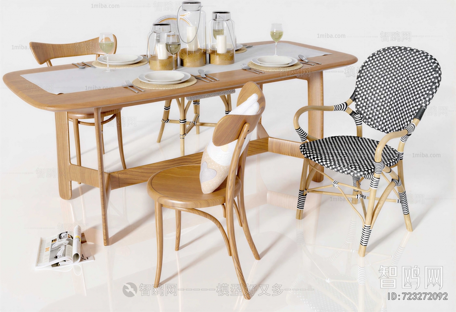 Nordic Style Dining Table And Chairs