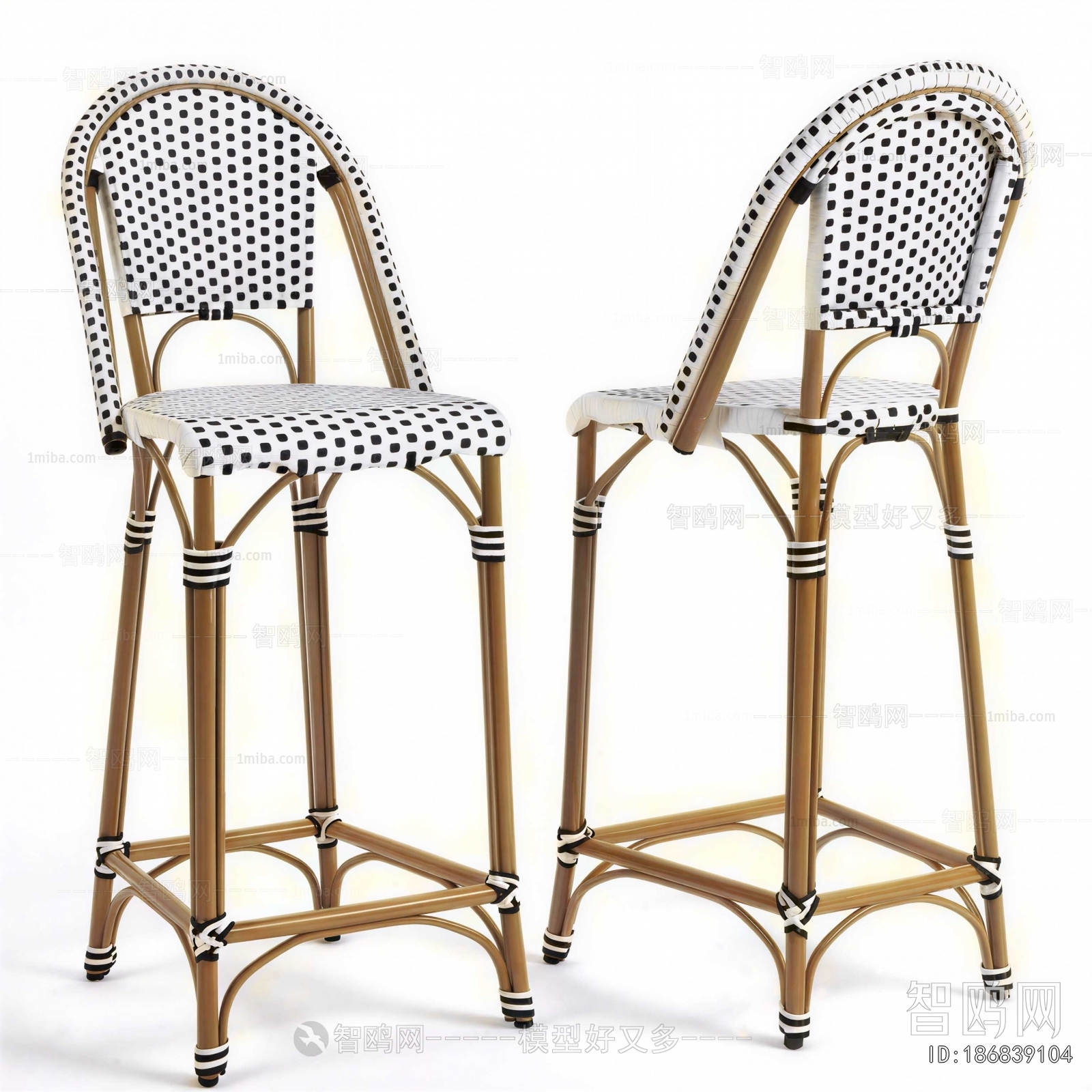 Nordic Style Bar Chair