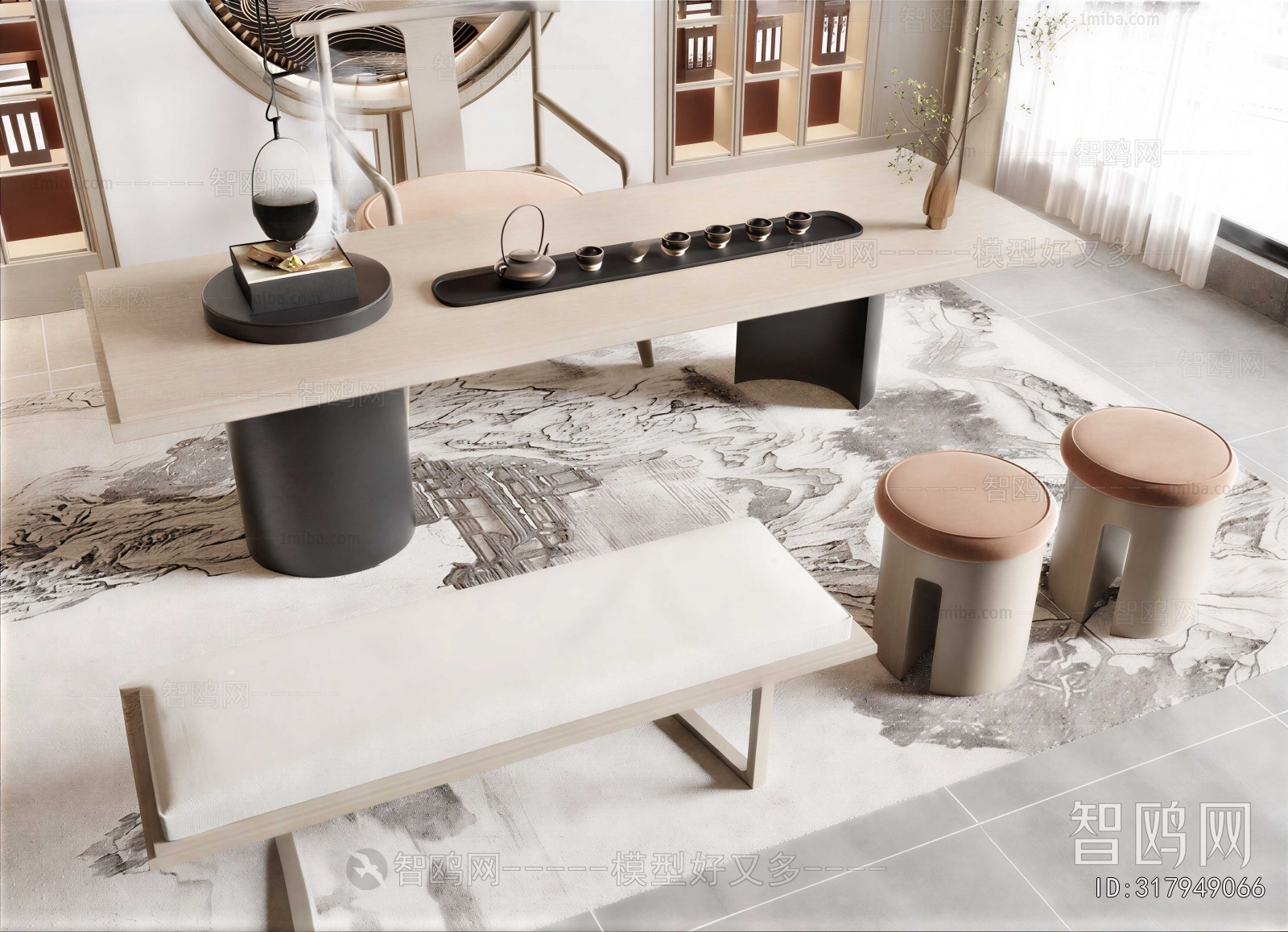 New Chinese Style Tea Tables And Chairs