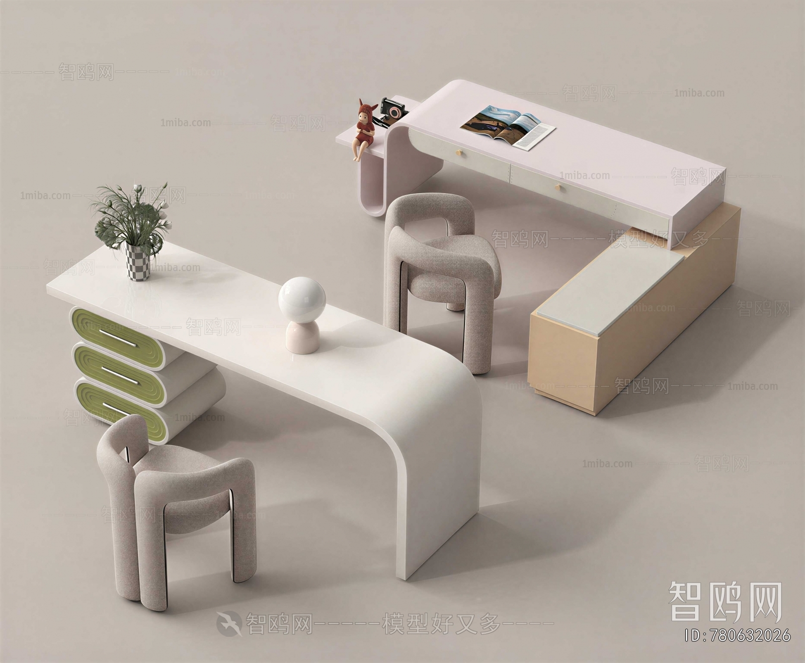 Modern Computer Desk And Chair