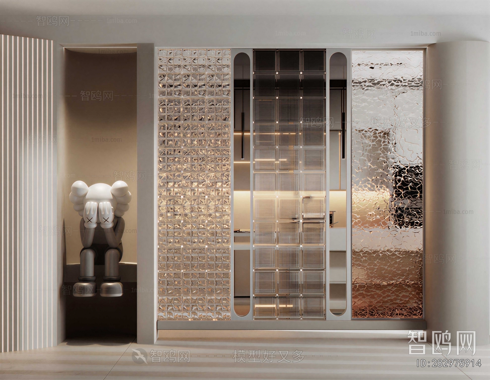 Modern Glass Screen Partition