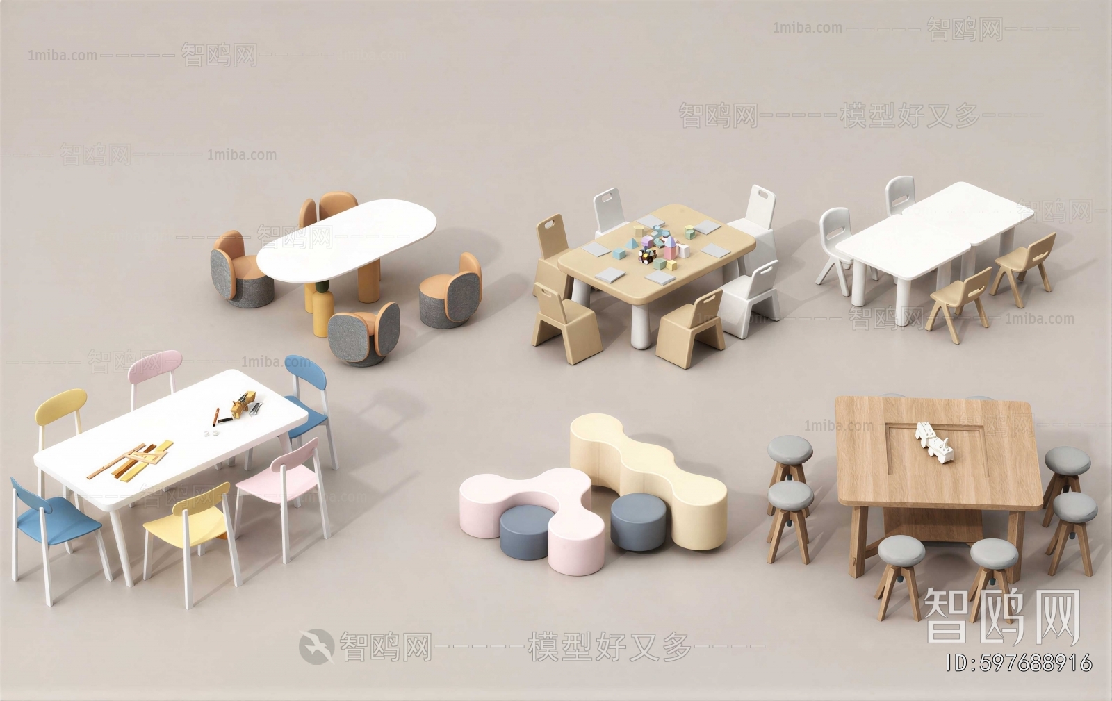 Modern Children's Table/chair