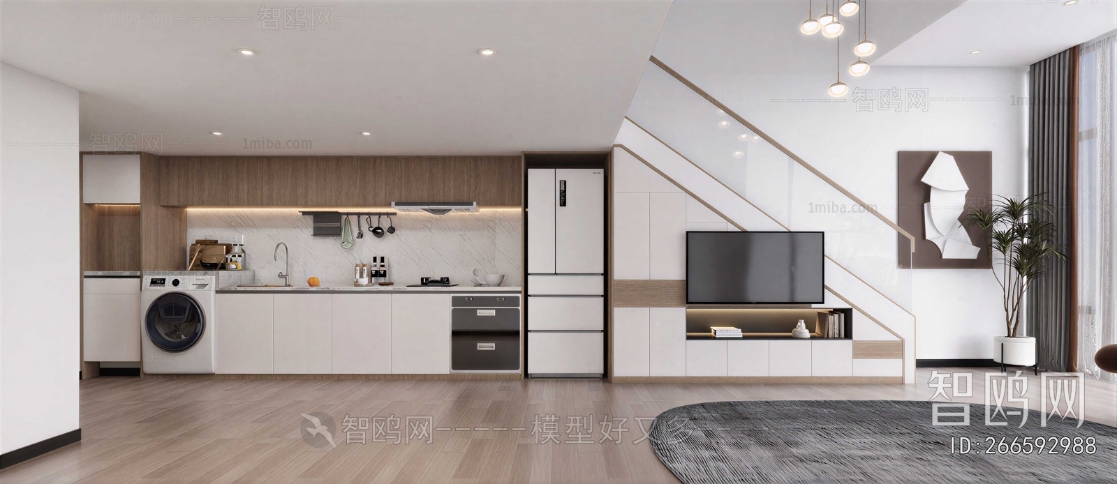 Modern Open Kitchen