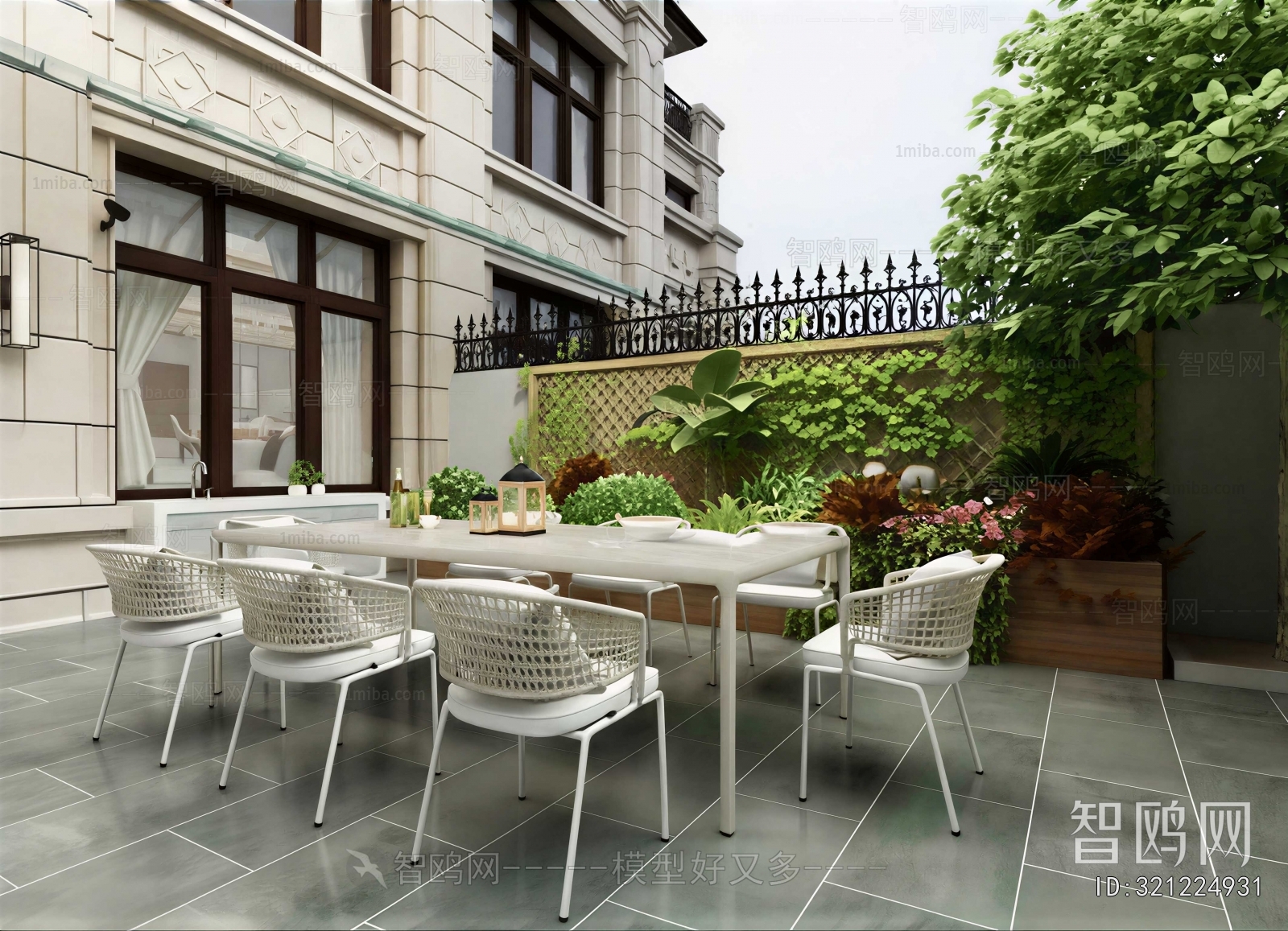 Modern Courtyard/landscape
