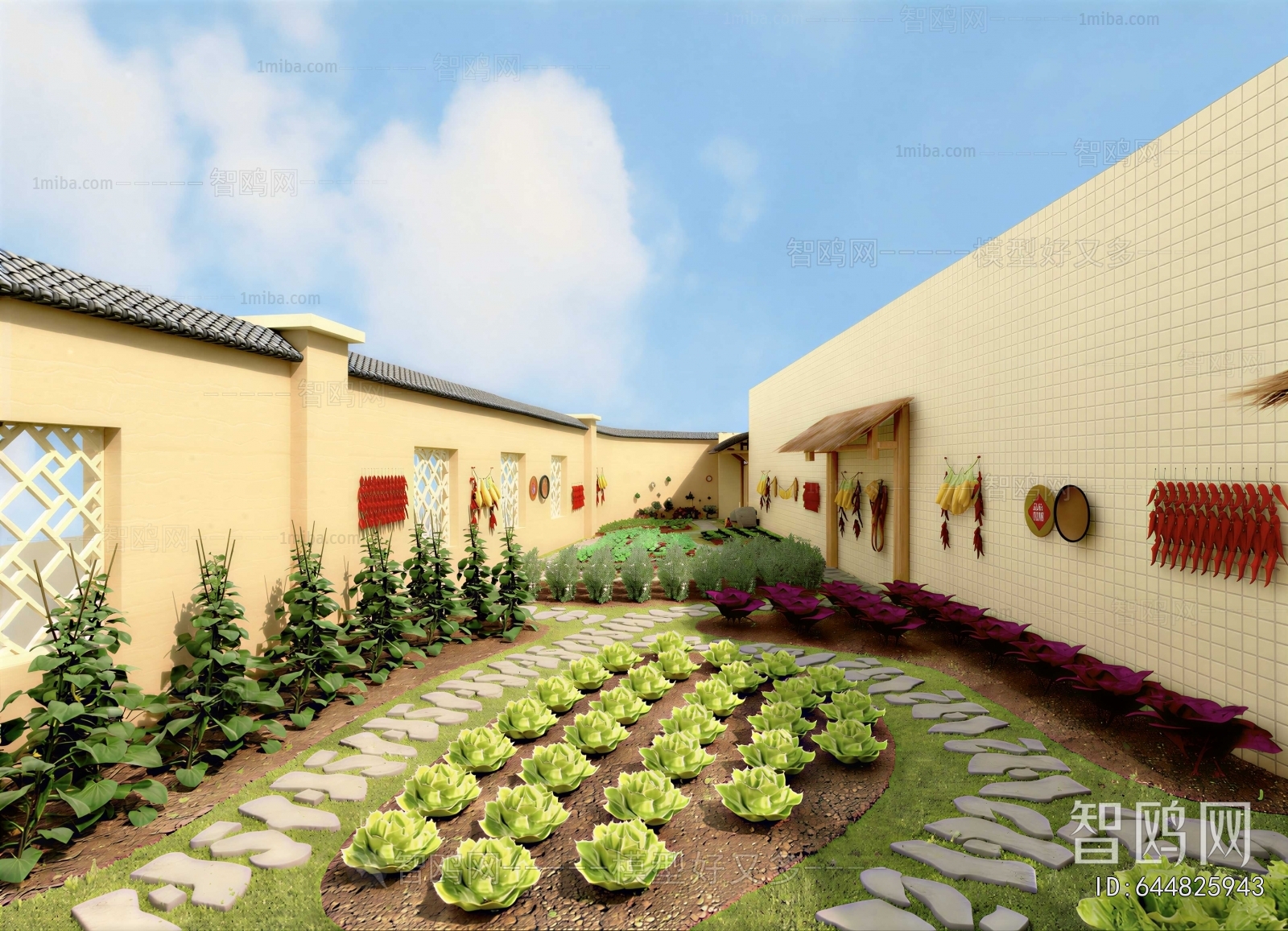 Modern Courtyard/landscape
