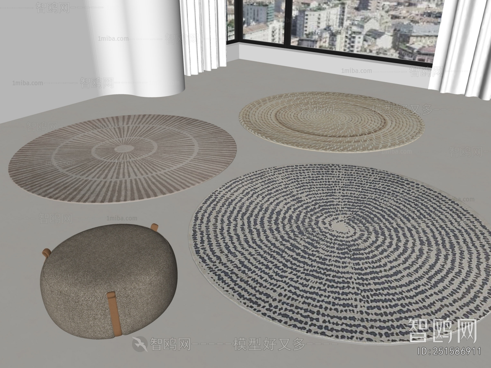 Modern Circular Carpet