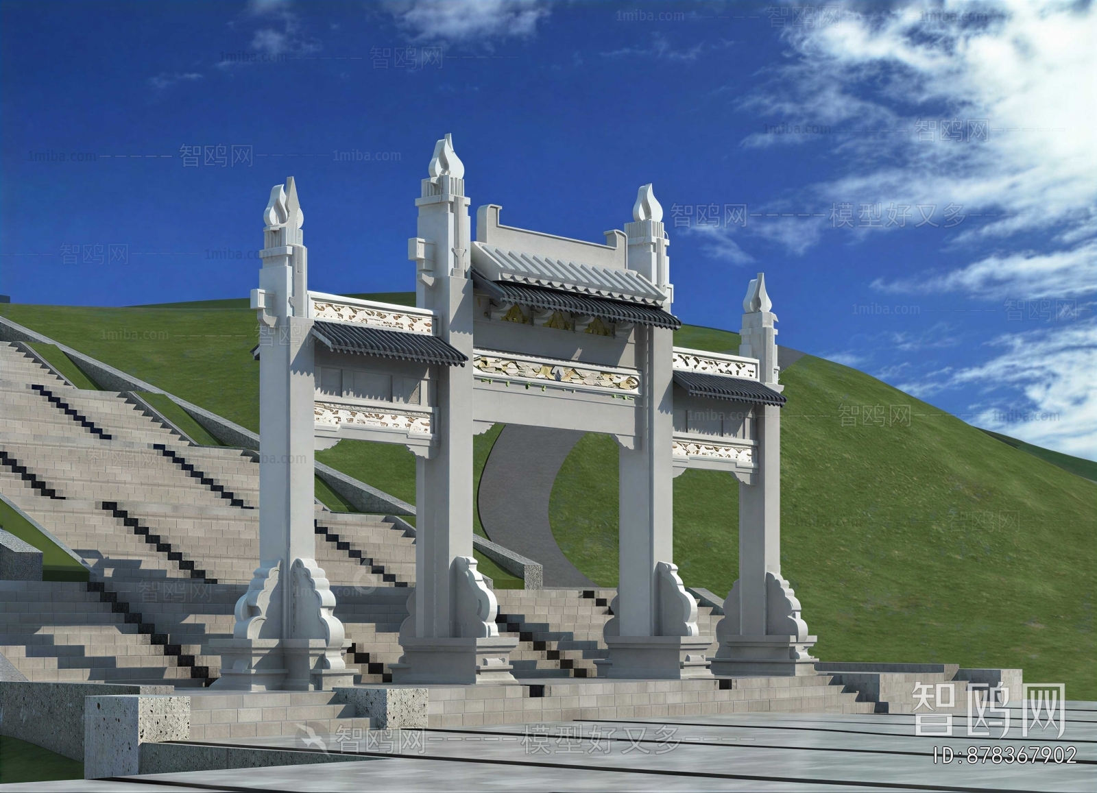 Chinese Style Ancient Architectural Buildings