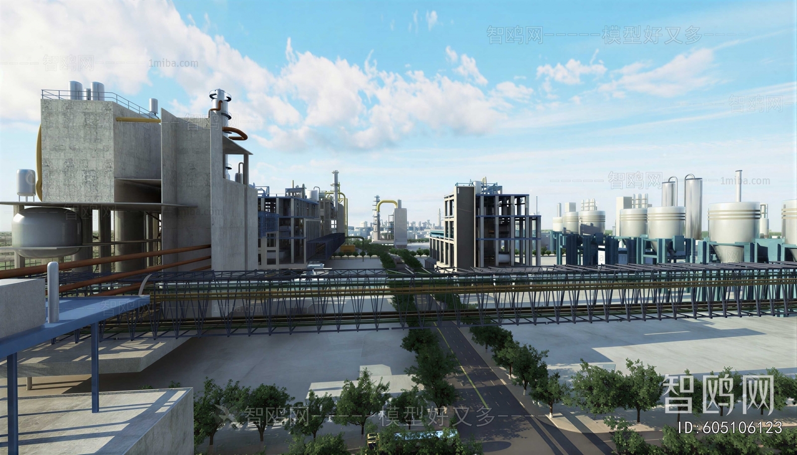 Industrial Style Industrial Building
