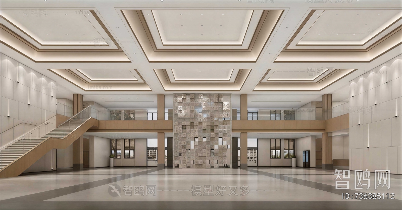 Modern Office Reception Desk