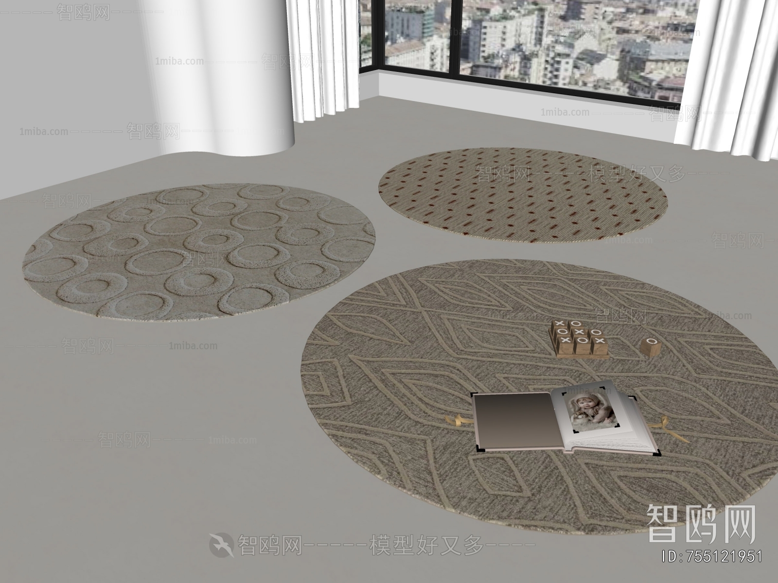 Modern Circular Carpet
