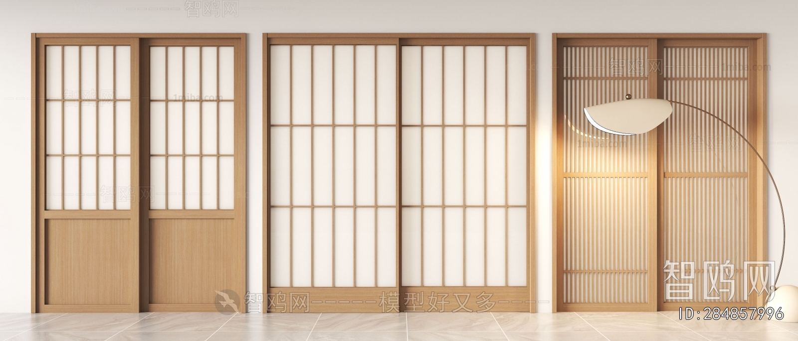 New Chinese Style Sliding Door