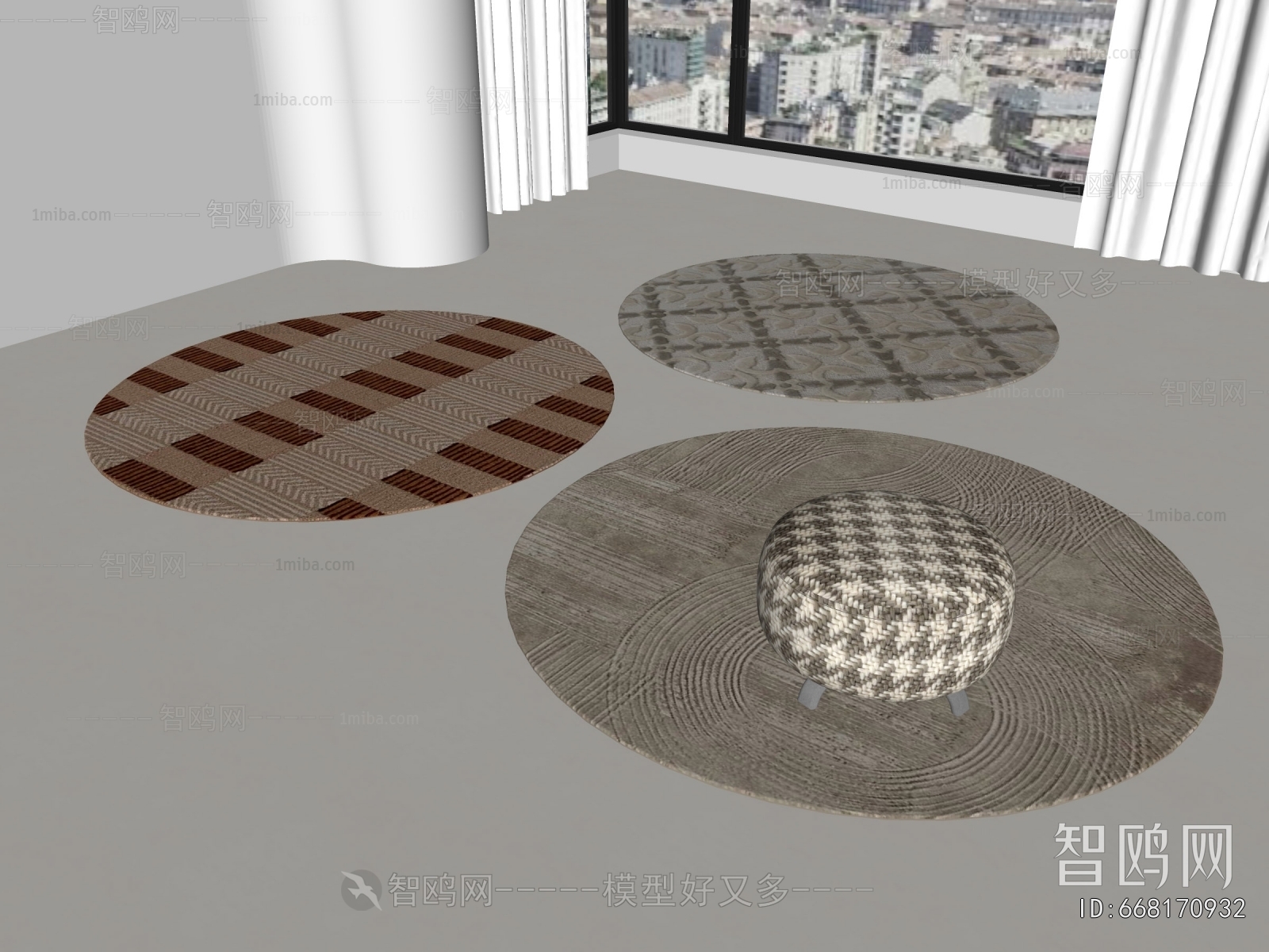 Modern Circular Carpet