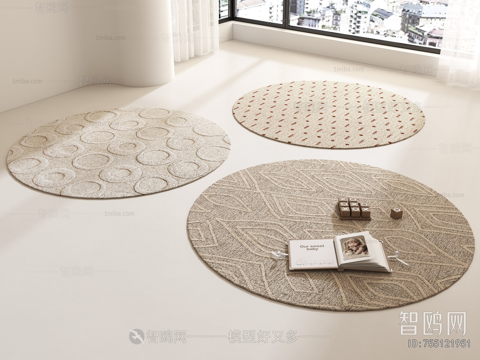 Modern Circular Carpet