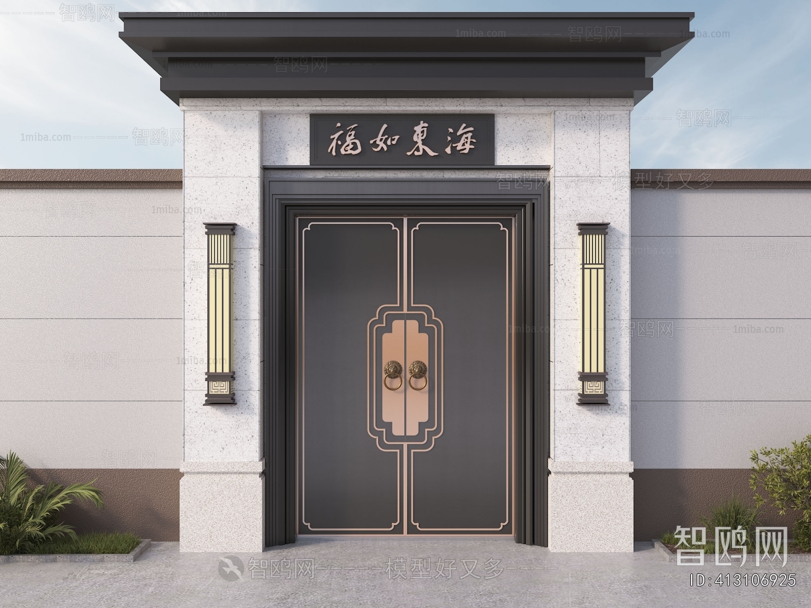 New Chinese Style Gate