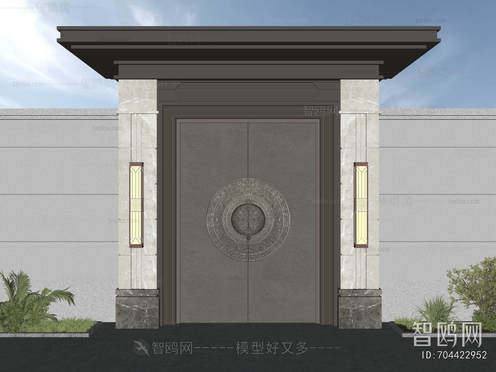 New Chinese Style Gate