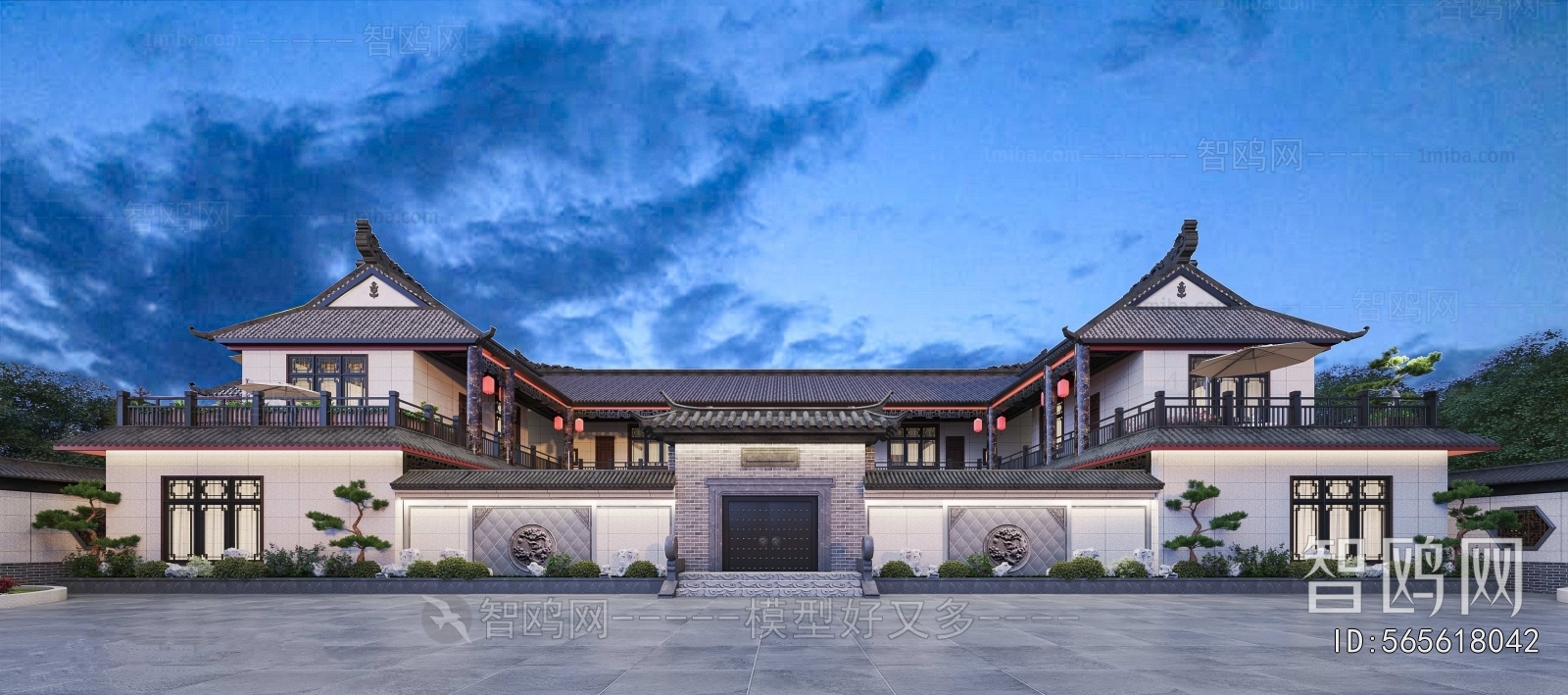 Chinese Style Residential Building