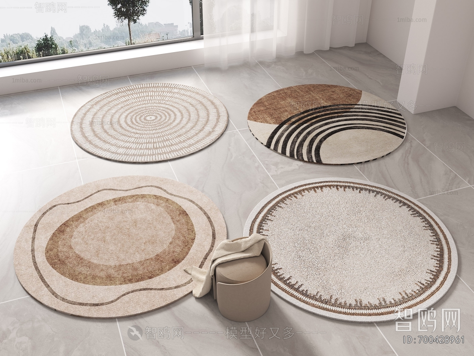 Modern Circular Carpet