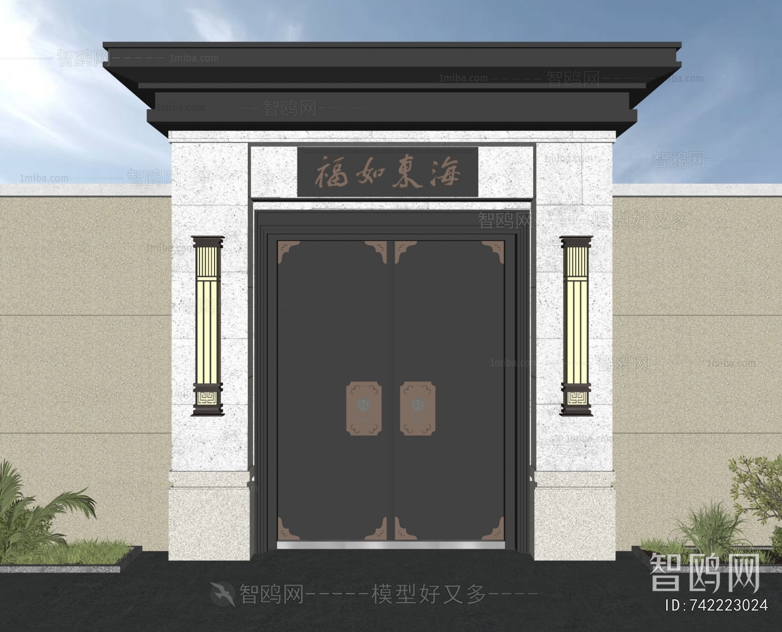 New Chinese Style Gate