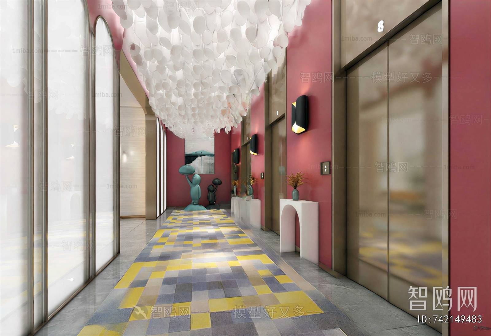 Modern Office Aisle