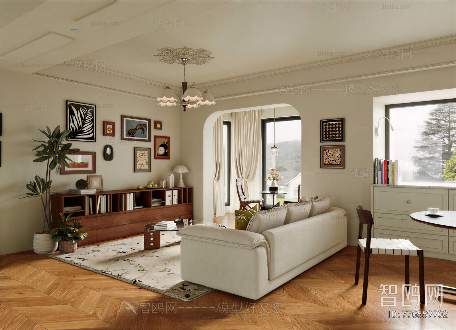 French Style A Living Room