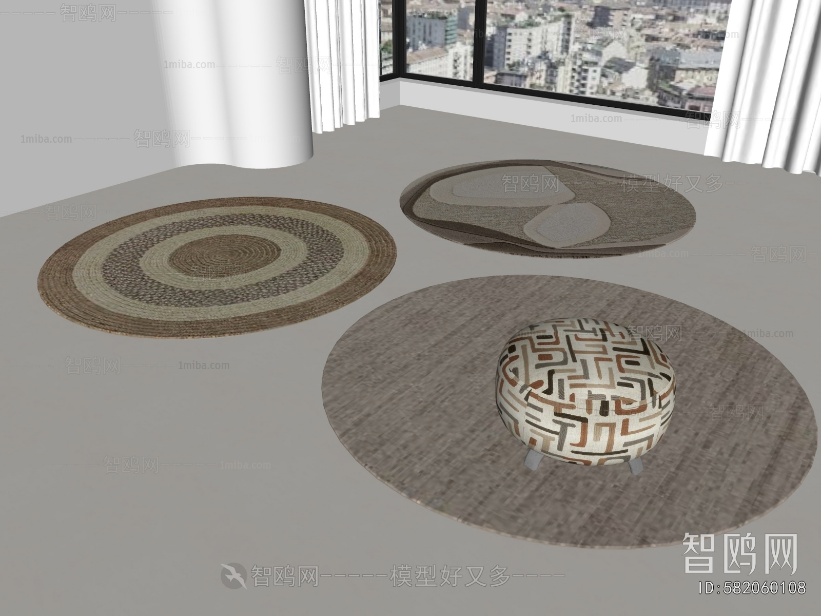 Modern Circular Carpet