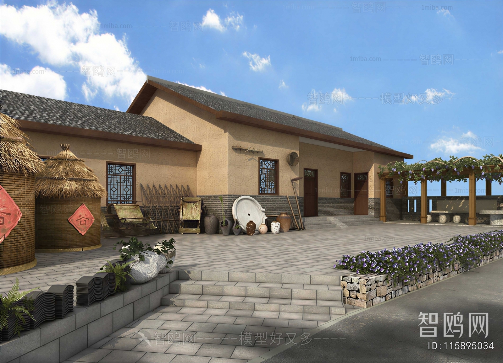New Chinese Style Courtyard/landscape