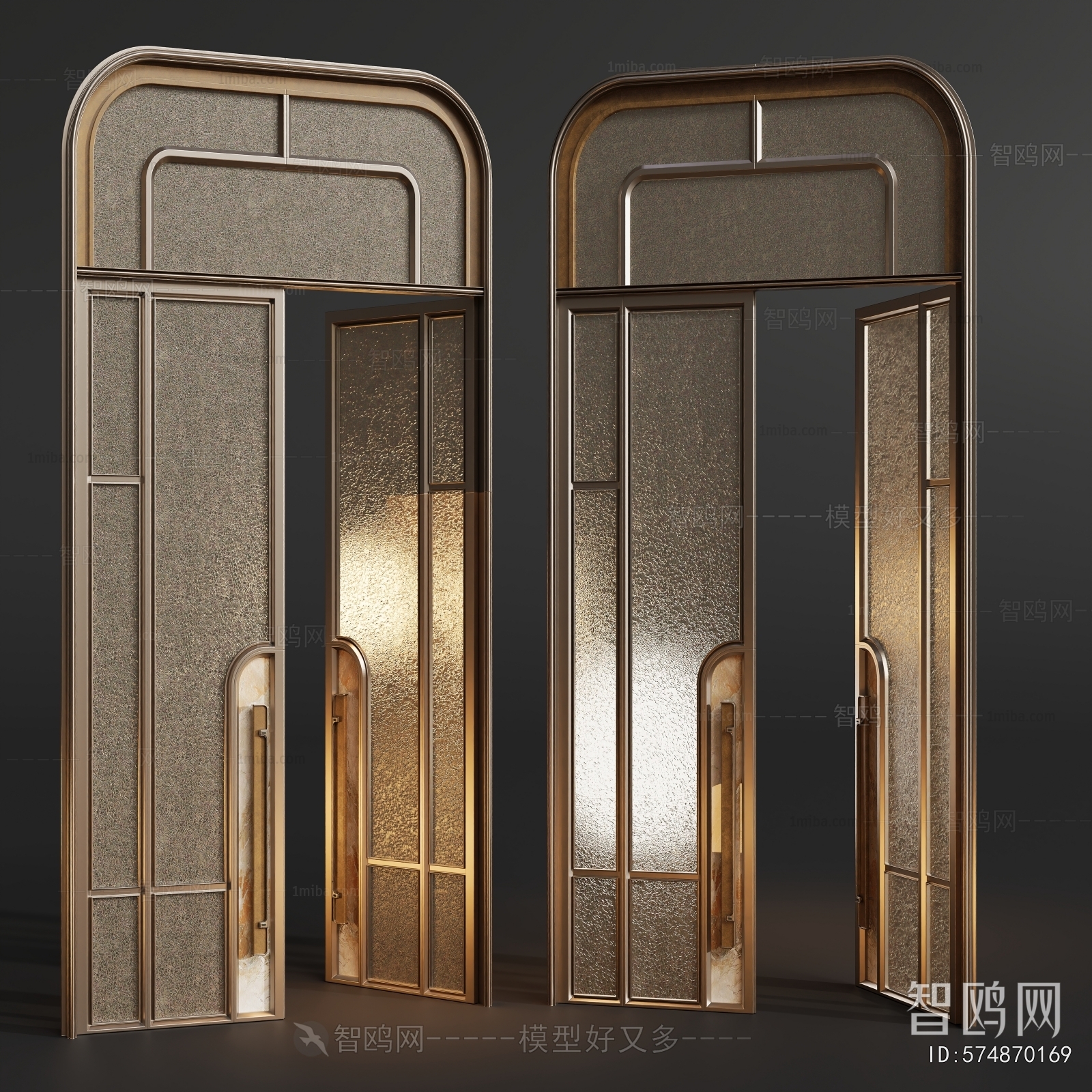 Modern Double Door