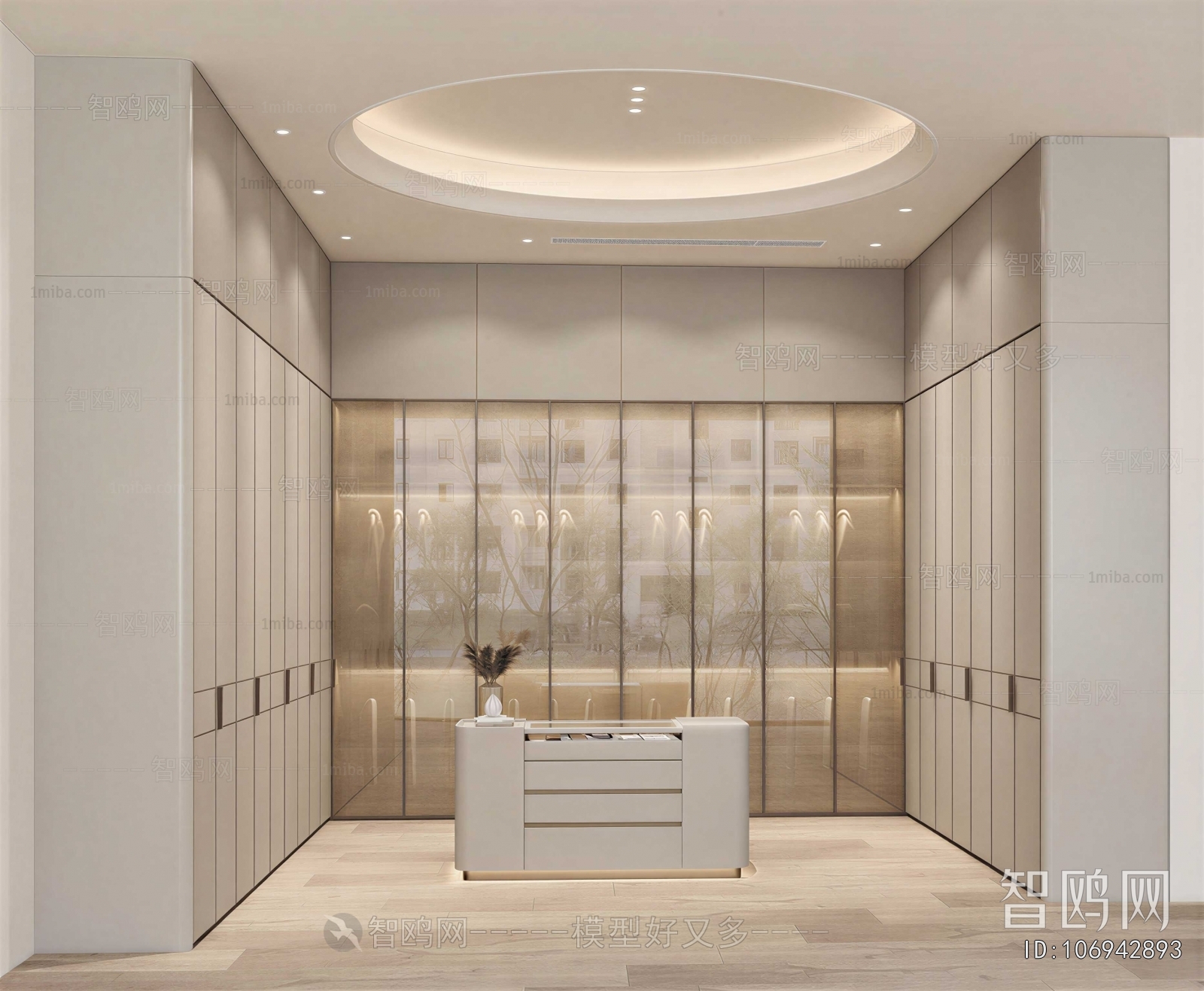 Modern Clothes Storage Area