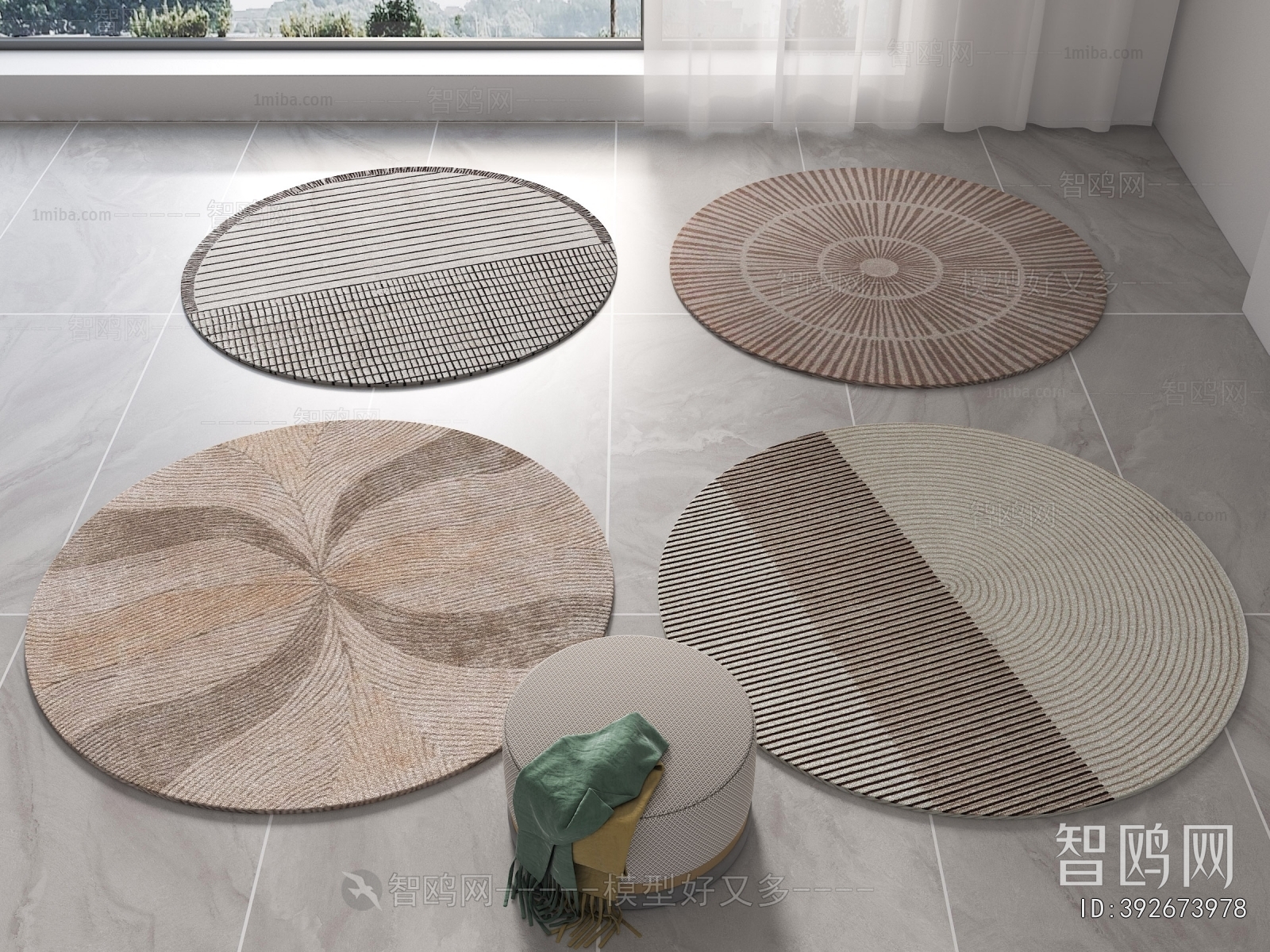 Modern Circular Carpet