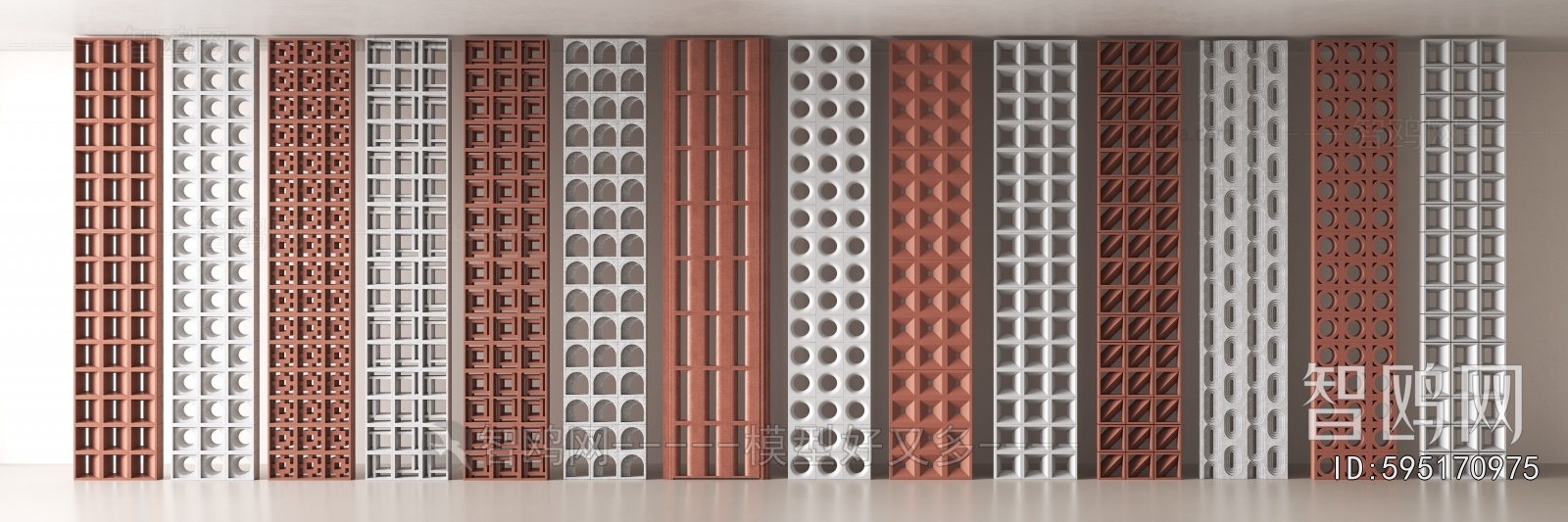 Modern Cement Brick Screen Partition