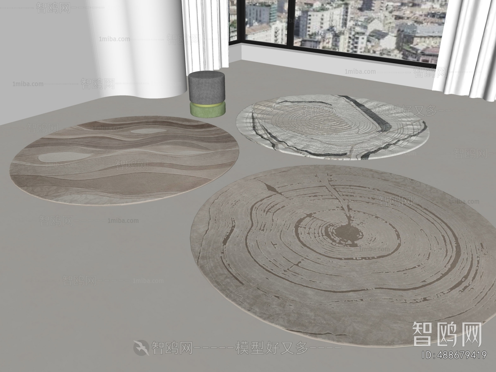 Modern Circular Carpet