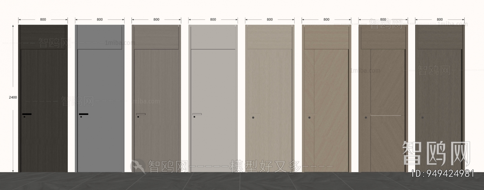 Modern Single Door
