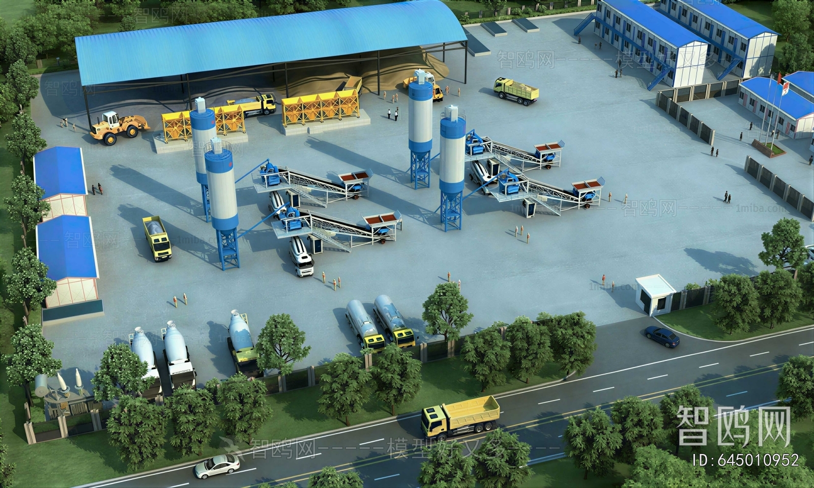Modern Industrial Building