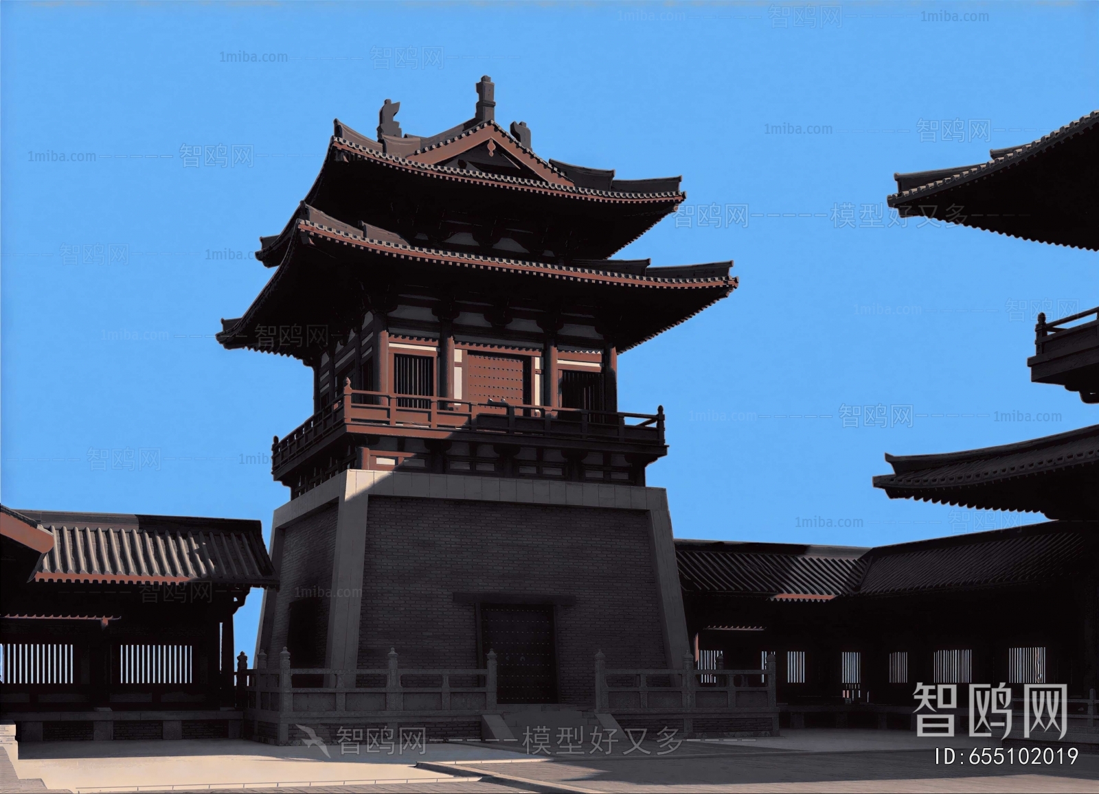 Chinese Style Ancient Architectural Buildings
