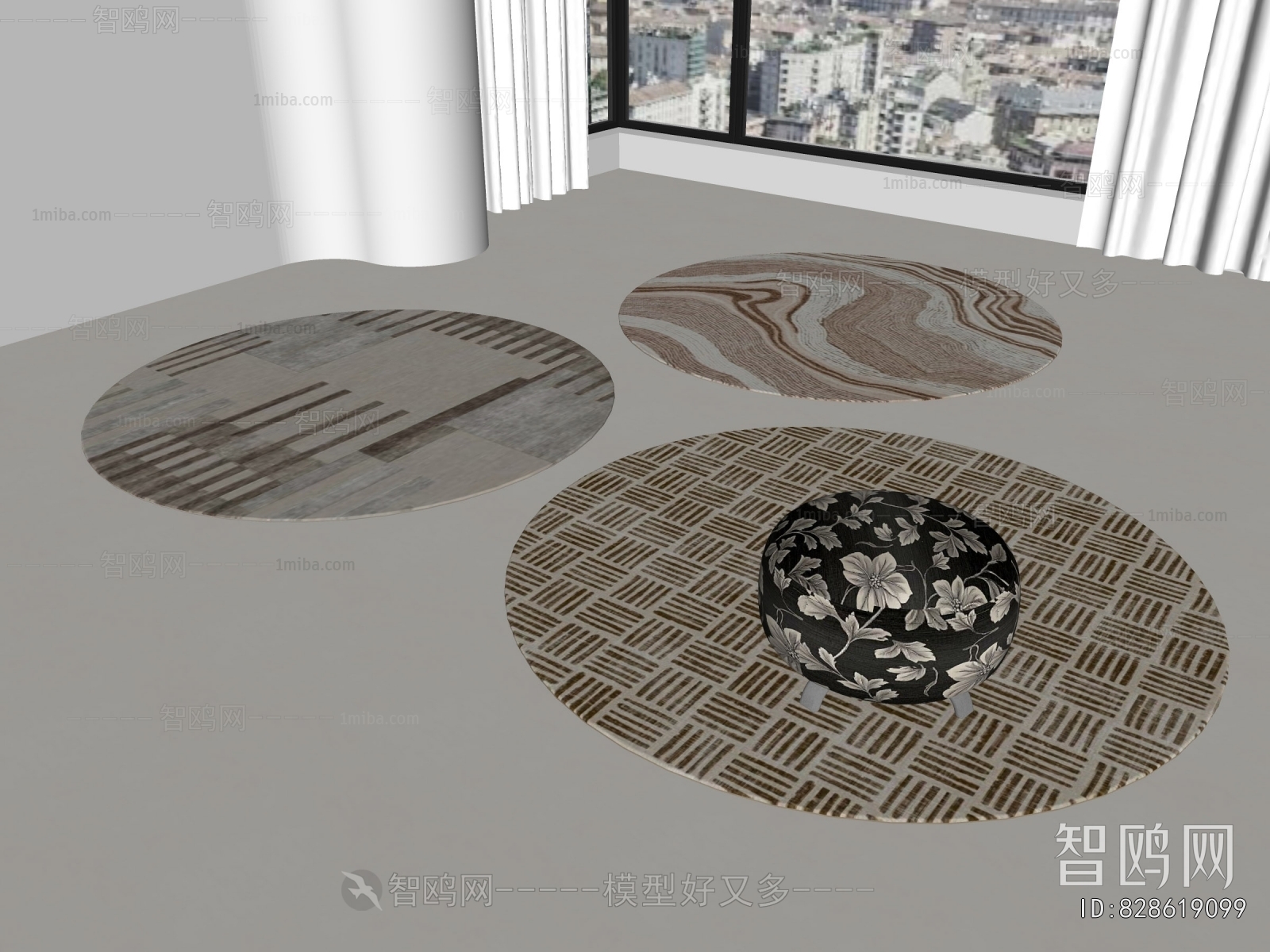 Modern Circular Carpet