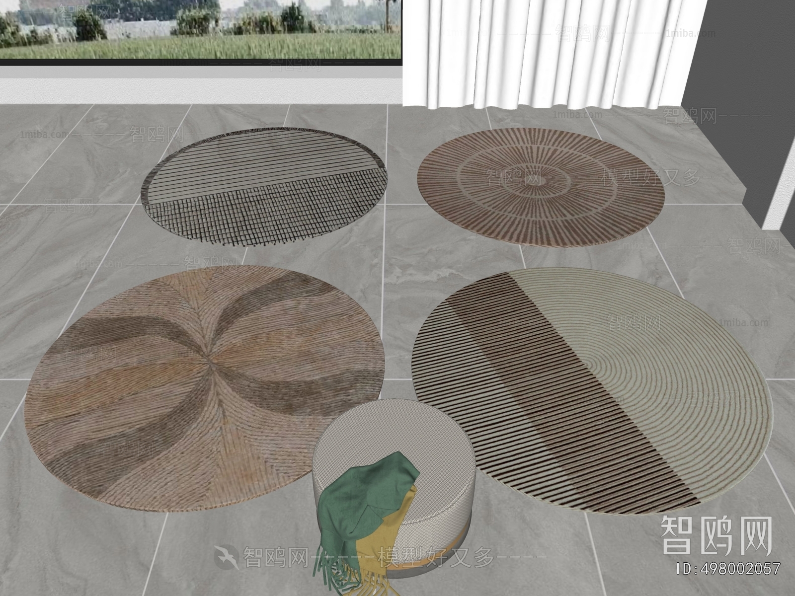 Modern Circular Carpet