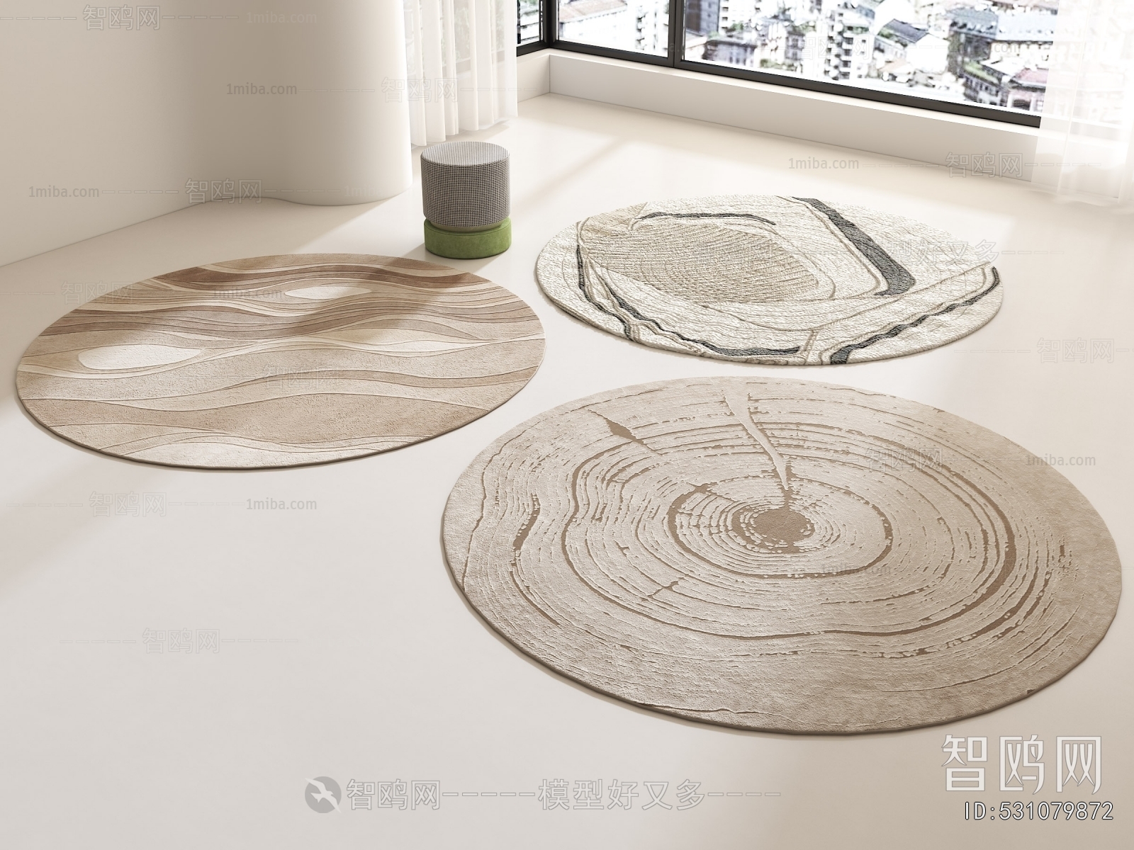 Modern Circular Carpet