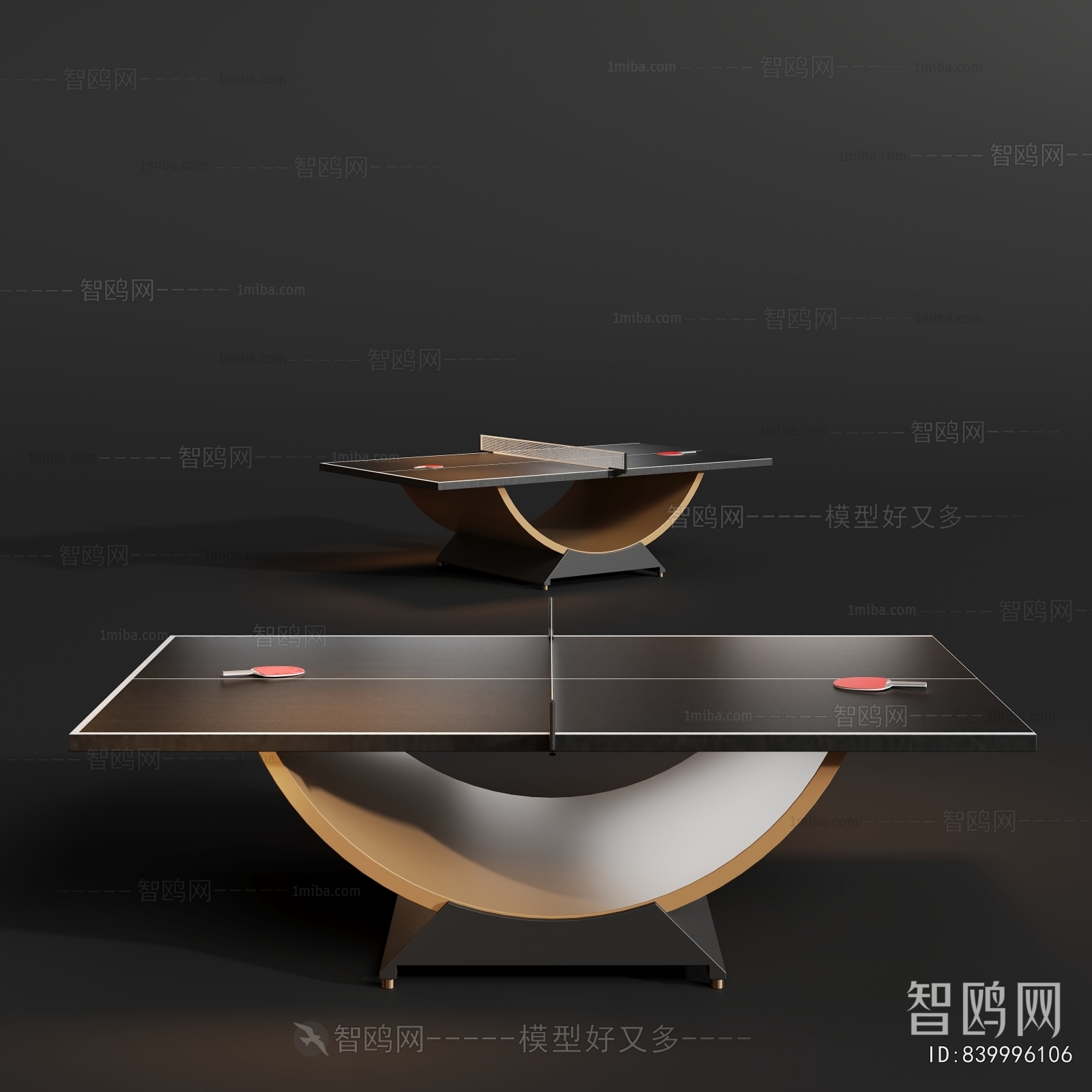 Modern Table-tennis Table