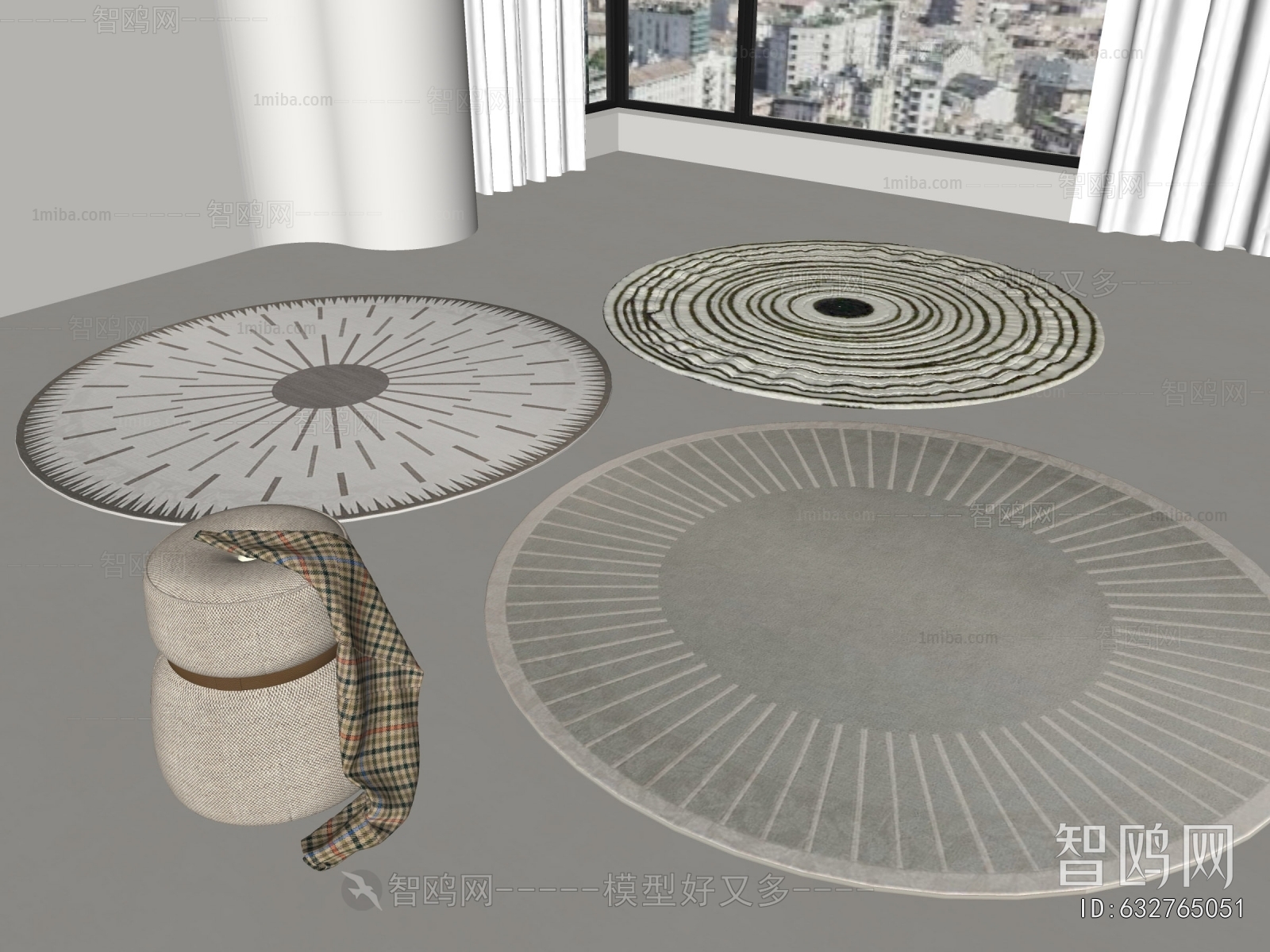Modern Circular Carpet