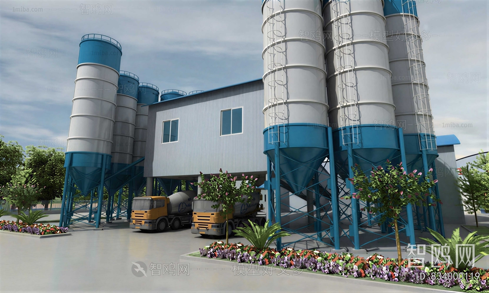 Modern Industrial Building