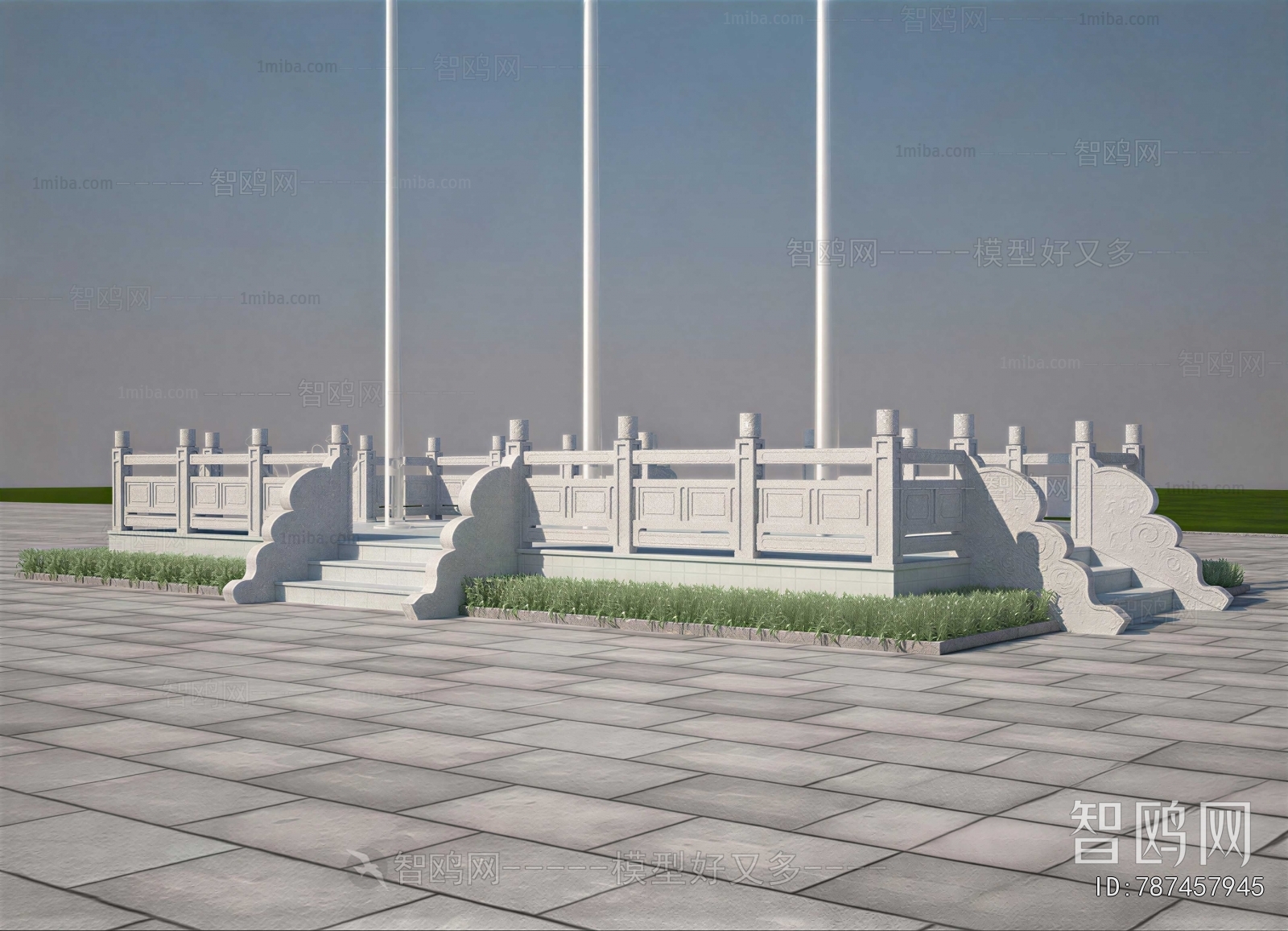 Chinese Style Building Component