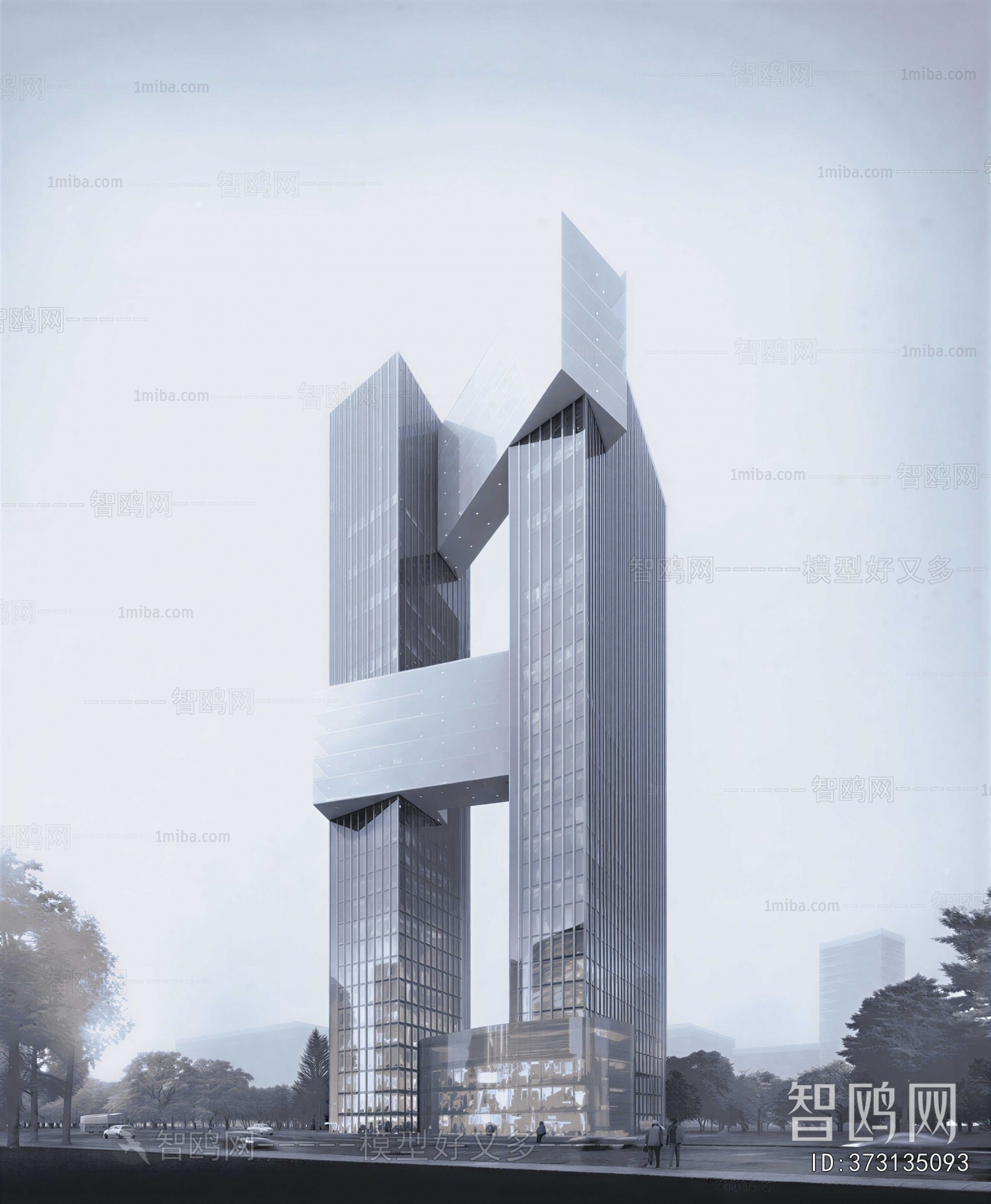 Modern Appearance Of Commercial Building