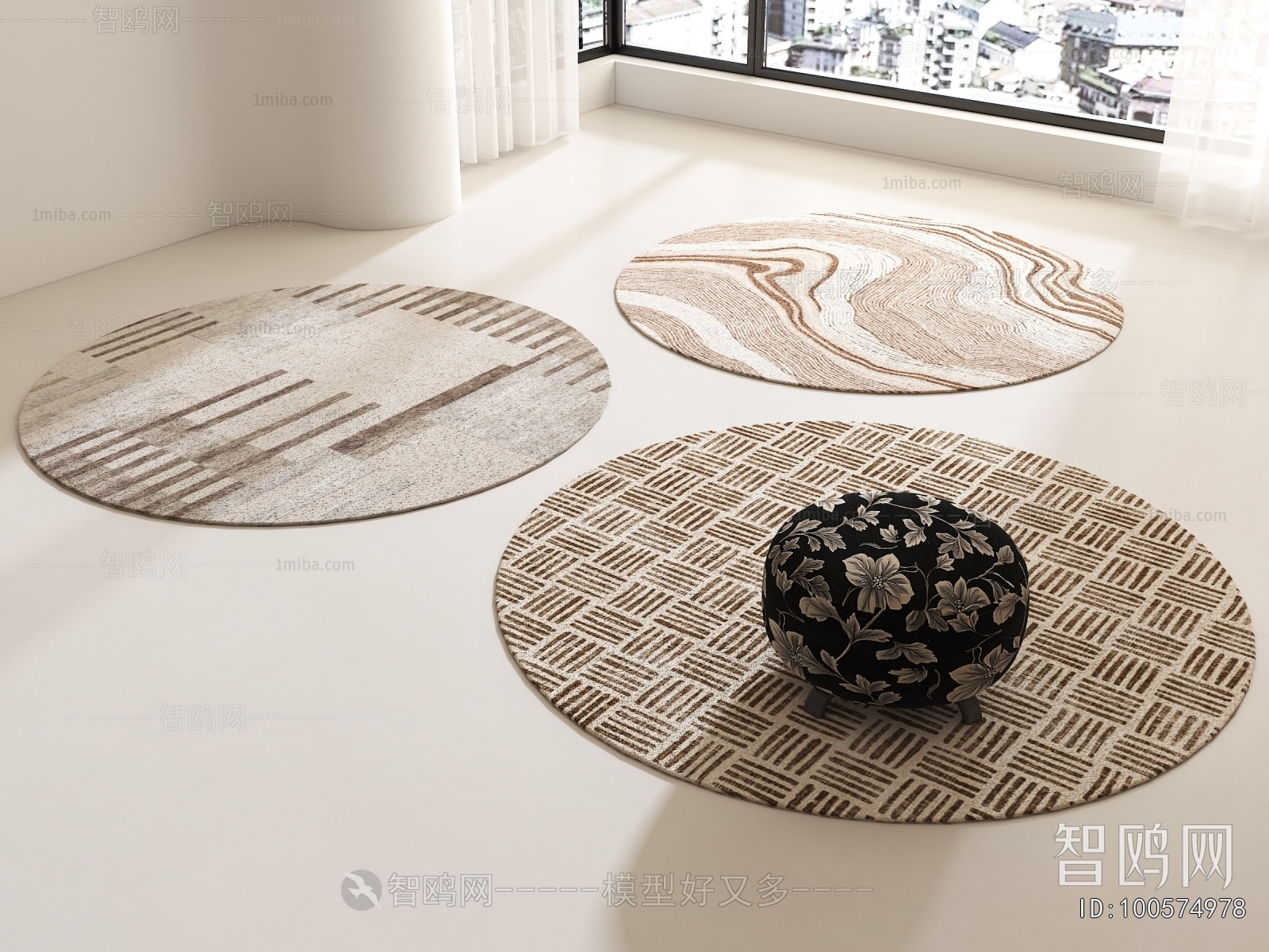 Modern Circular Carpet