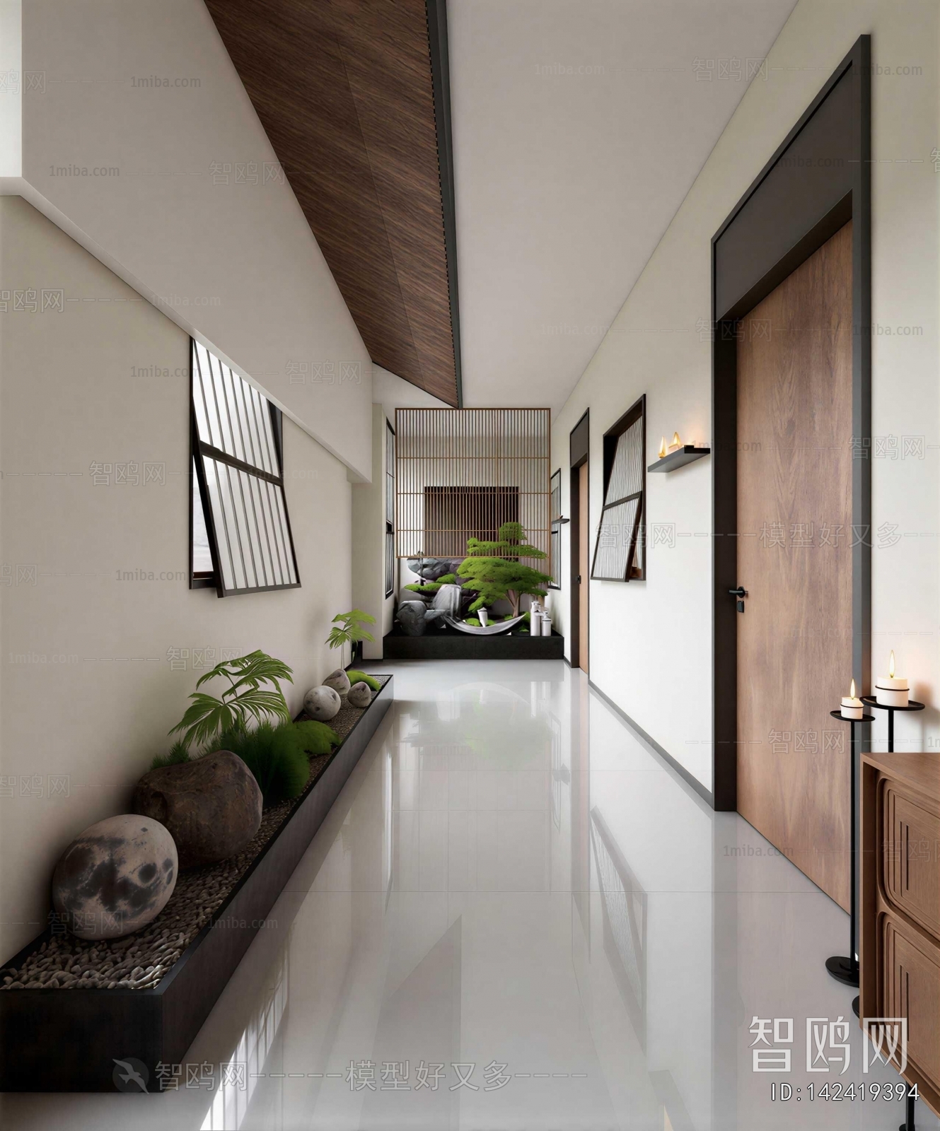 New Chinese Style Hallway