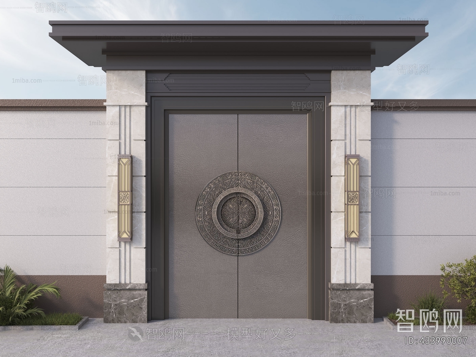 New Chinese Style Gate