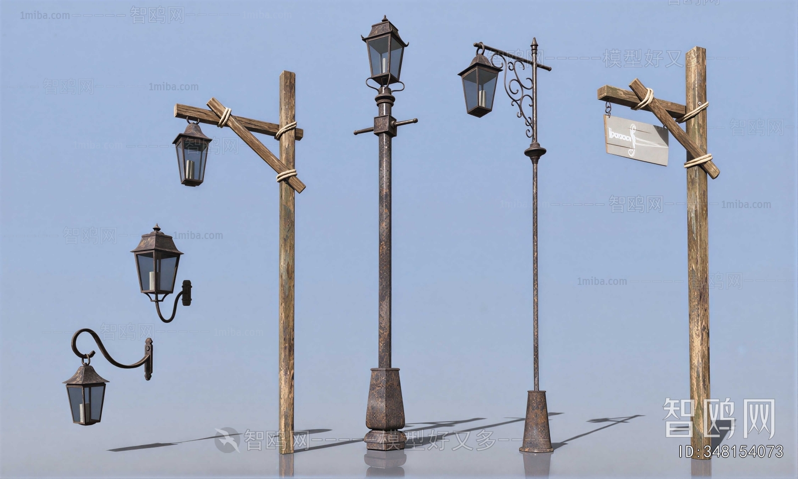 Industrial Style Outdoor Light