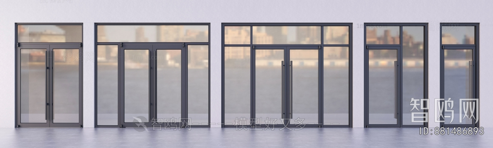 Modern Double Door